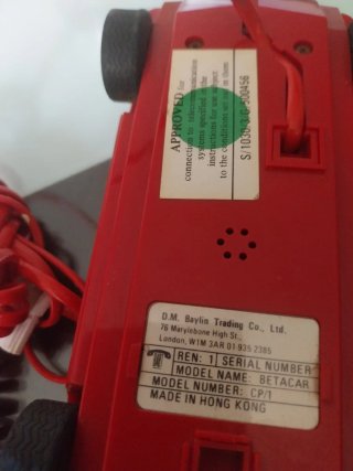 Teléfono Coche BT Rojo