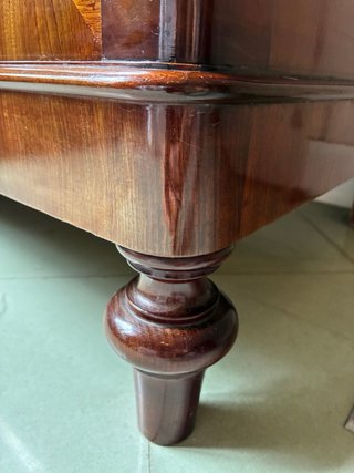 Armario antiguo caoba con espejo