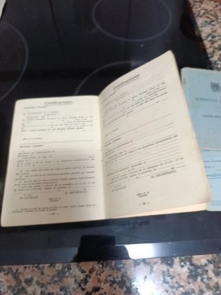 Libro familia antiguo 1940