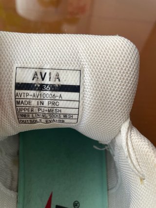Zapatillas running Avia mujer rosa y verde