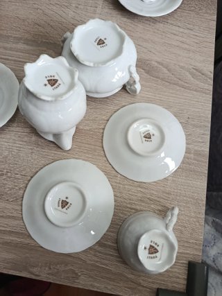 Juego de café. Fabricado en Checoslovaquia