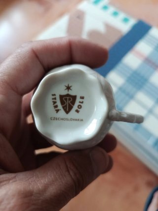 Juego de café. Fabricado en Checoslovaquia