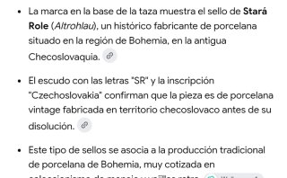 Juego de café. Fabricado en Checoslovaquia