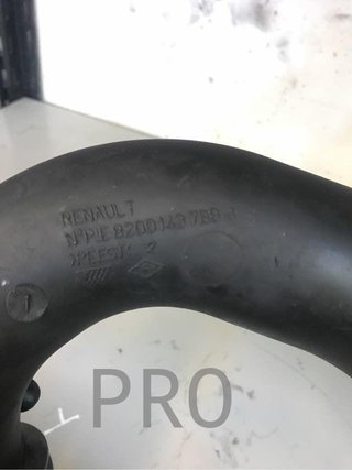 Tubo turbo renault 1500 dci