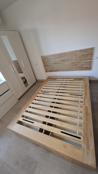 Cama IKEA Mandal + Colchón Anneland