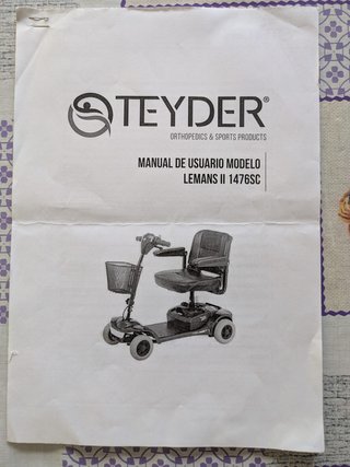 Scooter Teyder Lemans II. Casi sin uso