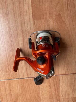 Carrete de pesca SY200 naranja
