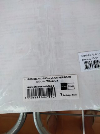 Libro acceso a la universidad English adultos