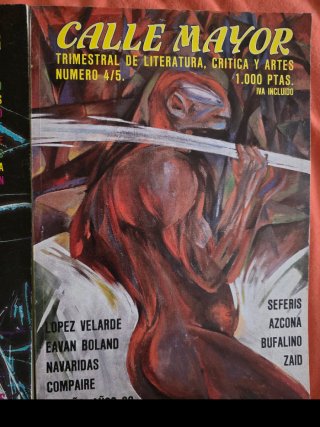 Calle Mayor. Revista de Lª,  Crítica y Artes.