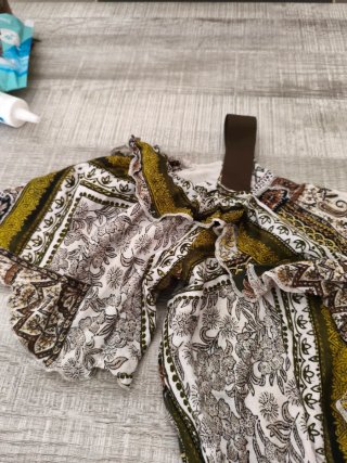 Vestido Talla XXL COMO L de Viscosa Estampado Midi