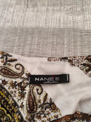 Vestido Talla XXL COMO L de Viscosa Estampado Midi