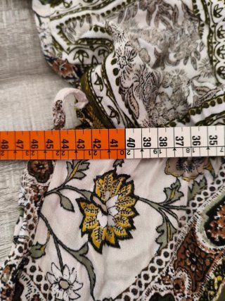 Vestido Talla XXL COMO L de Viscosa Estampado Midi