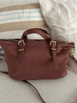 Bolso Bimba y Lola Berenjena y Dorado