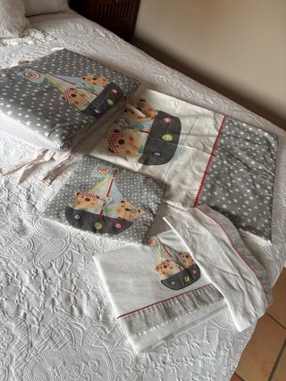 Conjunto de cuna infantil con ositos