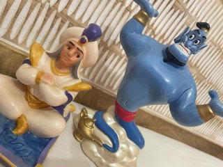 Figuras Aladdin: Genio y Jafar