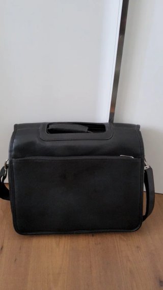 Borsa porta PC Asus in pelle nera