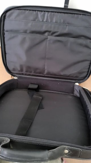 Borsa porta PC Asus in pelle nera