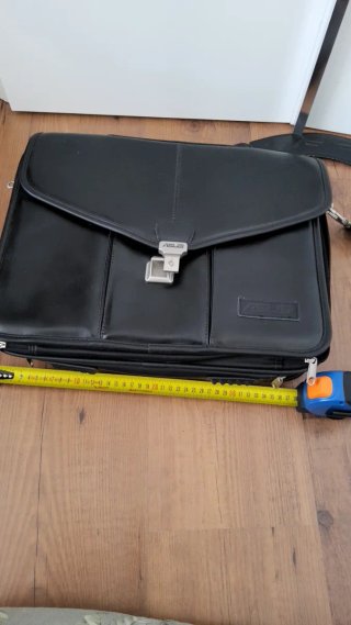 Borsa porta PC Asus in pelle nera