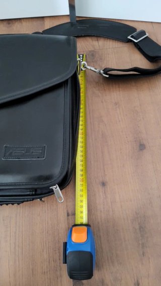 Borsa porta PC Asus in pelle nera