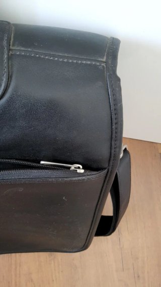 Borsa porta PC Asus in pelle nera