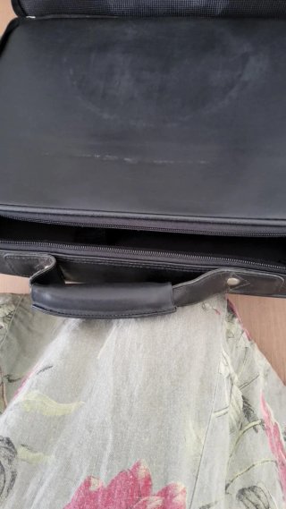 Borsa porta PC Asus in pelle nera