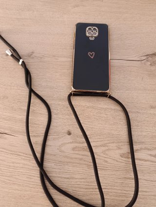 Custodia Redmi Note 9 Pro Nera con Cuore