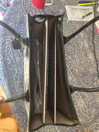 Bolso grande tejido típico negro espacioso
