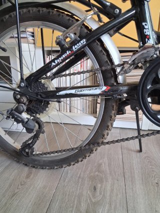 Bicicleta plegable con bolsa