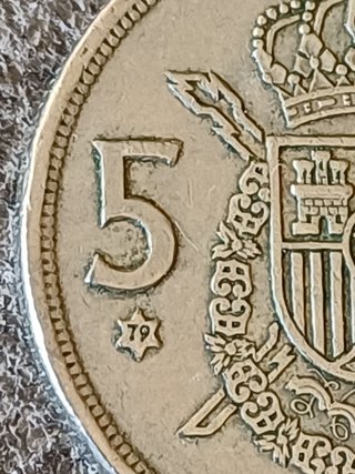 5 Pesetas Juan Carlos I 1975