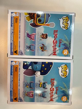 Funko Pop! Stitch Snorkeling 1742 y Pijamas 1747