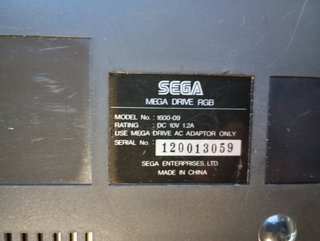 Consola Sega Mega Drive RGB