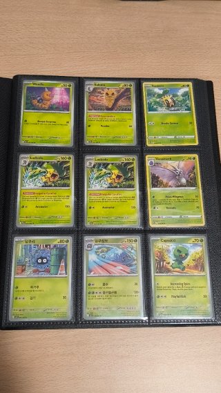 Cartas Pokémon TCG en inglés, español y coreano