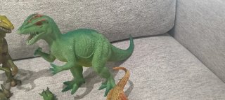 Conjunto de dinosaurios de juguete