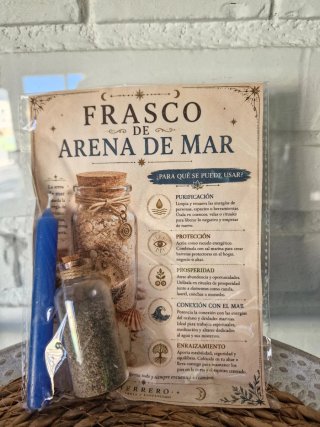 Frasco de Arena de Mar Ritual