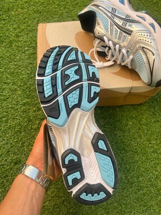 Zapatillas Asics-Kayano 14 Azul y Plata
