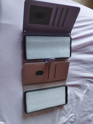 Funda Xiaomi Mi 11 X Morada Gato + Funda Rosa Flor