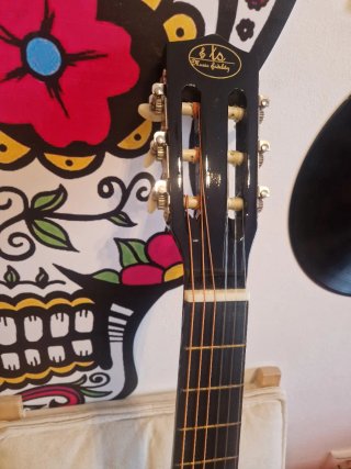 Guitarra Acústica Negra