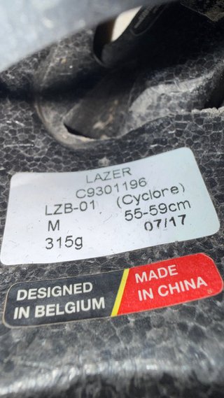 Casco Lazer Cyclone LZB-01 – Talla M (55-59 cm)