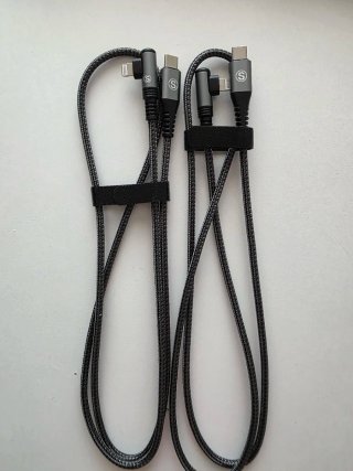 Cable iPhone S Nylon Trenzado Gris