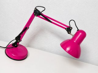 Lámpara Escritorio Rosa Ajustable