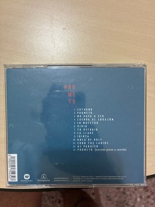 CD Pablo Alborán En Acústico Y Prometo
