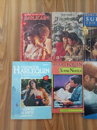 Lote de 6 novelas Románticas (Ed. Harlequin)