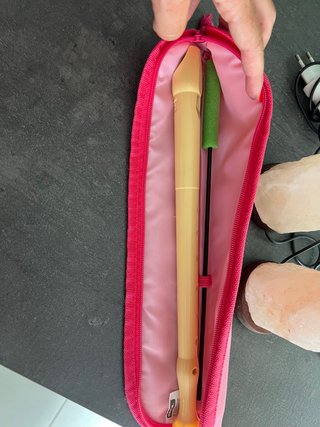 Flauta dulce con funda y limpiador