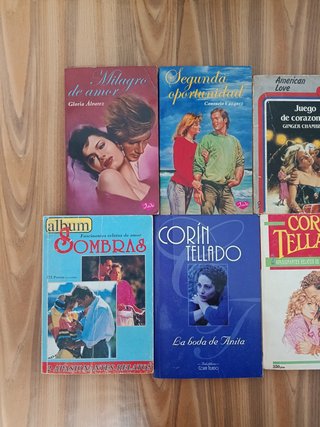 Lote de 6 novelas Románticas (2 son dobles)