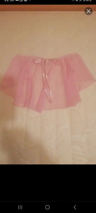 Falda ballet rosa, Nueva