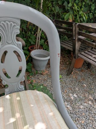 Sillas Grises con Tapicería