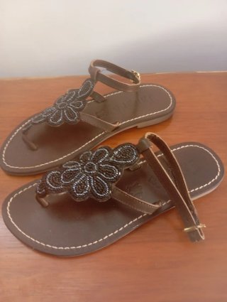 Sandali donna con fiori