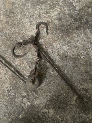 Báscula romana antigua
