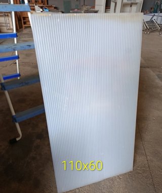 5 Placas Policarbonato 110x60x1