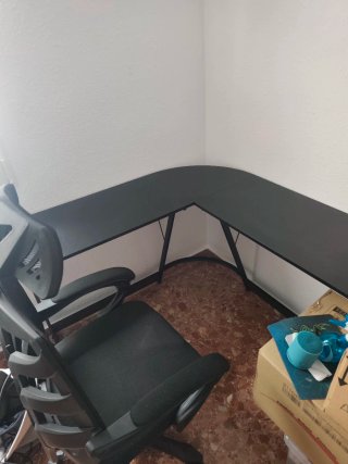Silla y Mesa Gaming Negra
